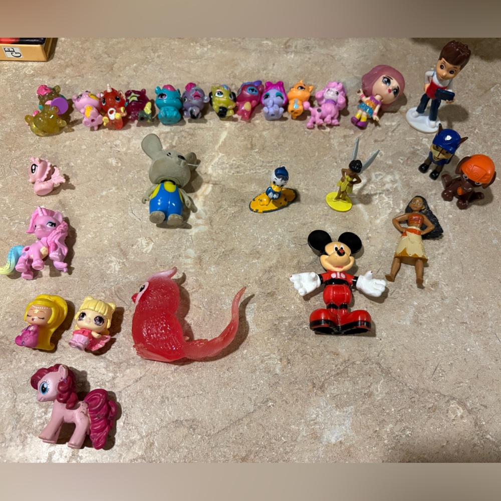 LOT collection of various miniature toy figures (see All Photos)